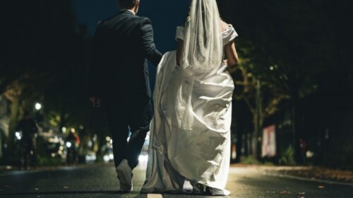 wedding at night