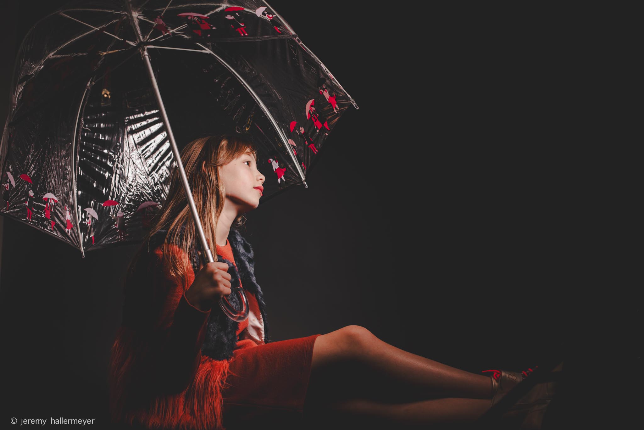 photographe rennes enfant parapluie