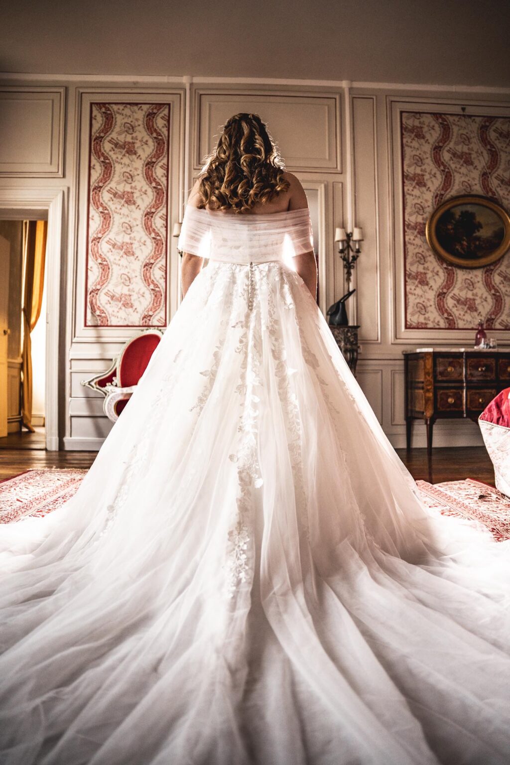 Mariée dans sa robe